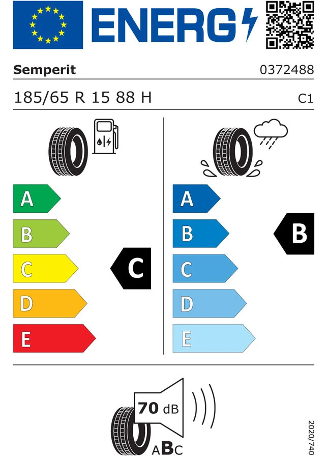 Reifenlabel Semperit Speed-Life 3